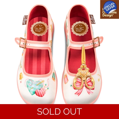 Tailor Made Hot Chocolate Mary Jane Flats